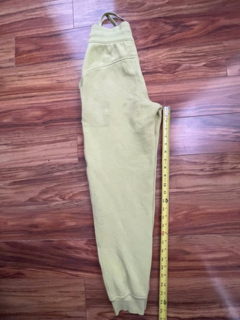 Lululemon Women's Drawstring Scuba Joggers Activewear Pants, Green, Size 2 - Picture 6 of 6